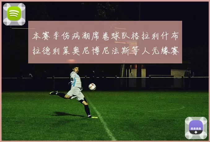 本赛季伤病潮席卷球队格拉利什布拉德利莱奥尼博尼法斯等人无缘赛季余下比赛